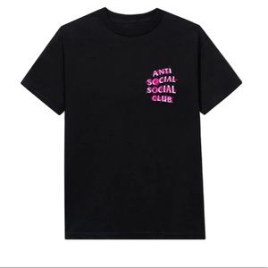 Anti Social Social Club nevermind black shirt